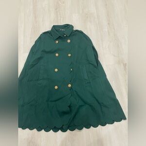 ✨ SHEIN Scalloped Poncho-Style Coat | Brand New ✨